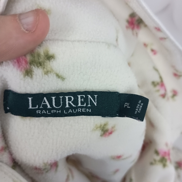 Ralph Lauren Floral Pajama Set - Cream and Pink (#367) - Picture 2 of 6